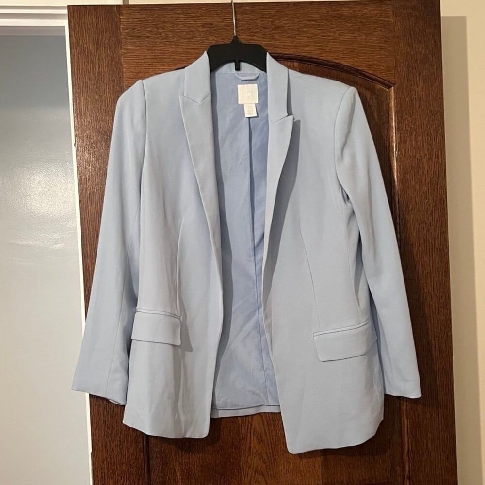 Light Blue Blazer Jacket H&M
